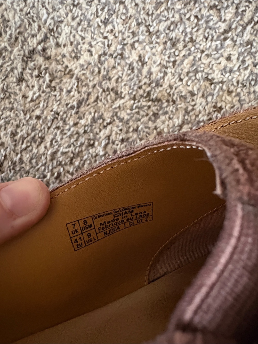 Dr. Martens Brown Suede Clog Mules - Picture 5 of 5